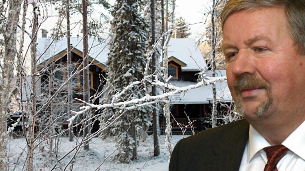 Jorma Terentjeffin asunto Levillä. (MTV Oy ja Lehtikuva)