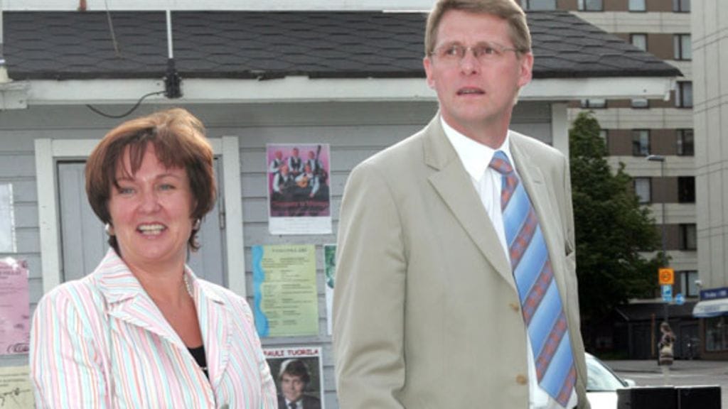 Merja ja Matti Vanhanen (kuva: Heikki Saukkomaa/Lehtikuva)