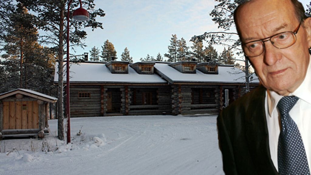 Valtioneuvos Harri Holkerin talo Levillä. (Kuvat MTV Oy ja Lehtikuva)