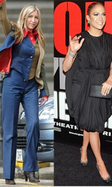 Heather Mills ja Jennifer Lopez (Getty)