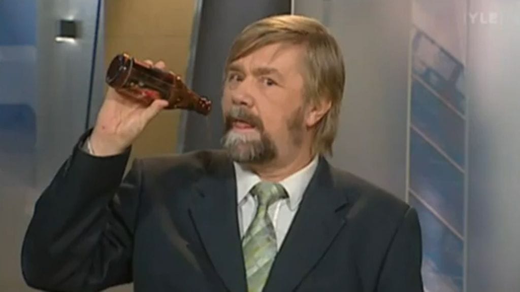 Ylen englanninkieliset uutiset 13.10.2010. Kuva: Yle.