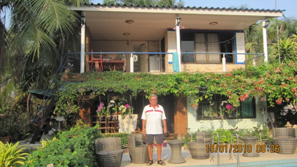 Lyly Rajalan Thaimaan asunnosta löytyy myös sauna.