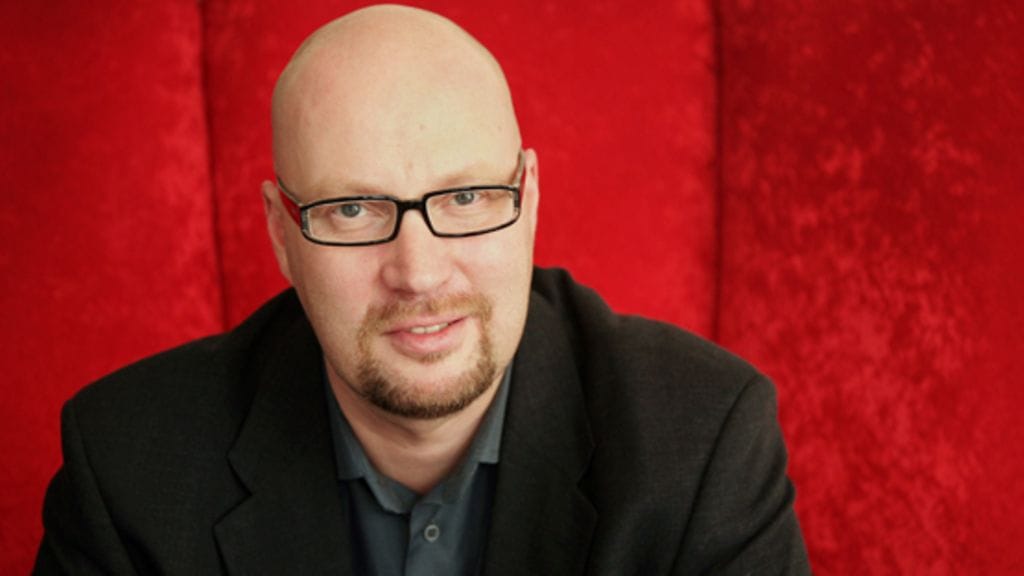 Kirjailija Juha Vuorinen.