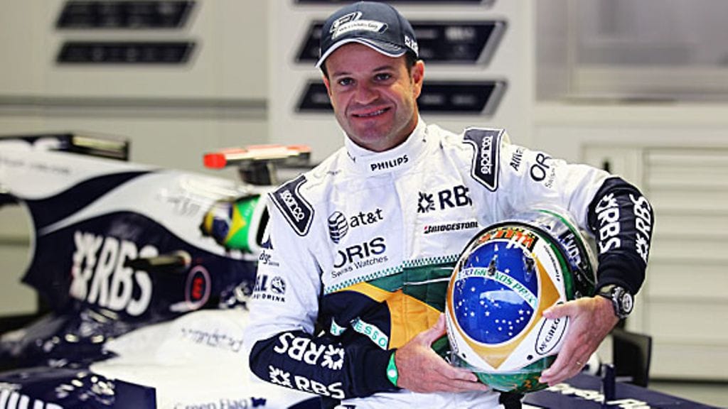 Rubens Barrichello ajaa viikonloppuna 300:nnen F1-kilpailunsa. (Kuva: Getty/All Over Press)