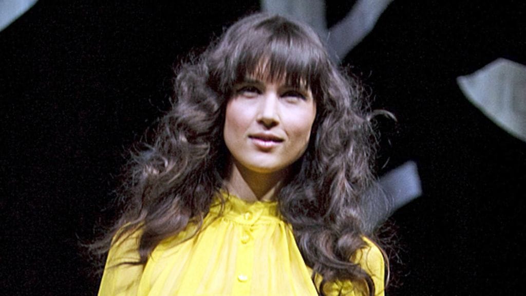 Mikko Leppilammen mallirakas Maryam Razavi. (Kuva: Seppo Samuli/Lehtikuva)