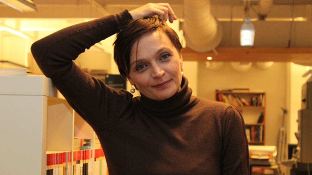 Piitu Uskin polvilumpio meni sijoiltaan. (Kuva: MTV Oy/Jessica Räisänen)