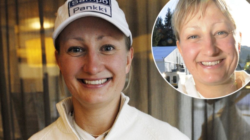 Tanja Poutiainen hehkuu hyvää oloa uuden kauden kynnyksellä. (Kuva: Lehtikuva)