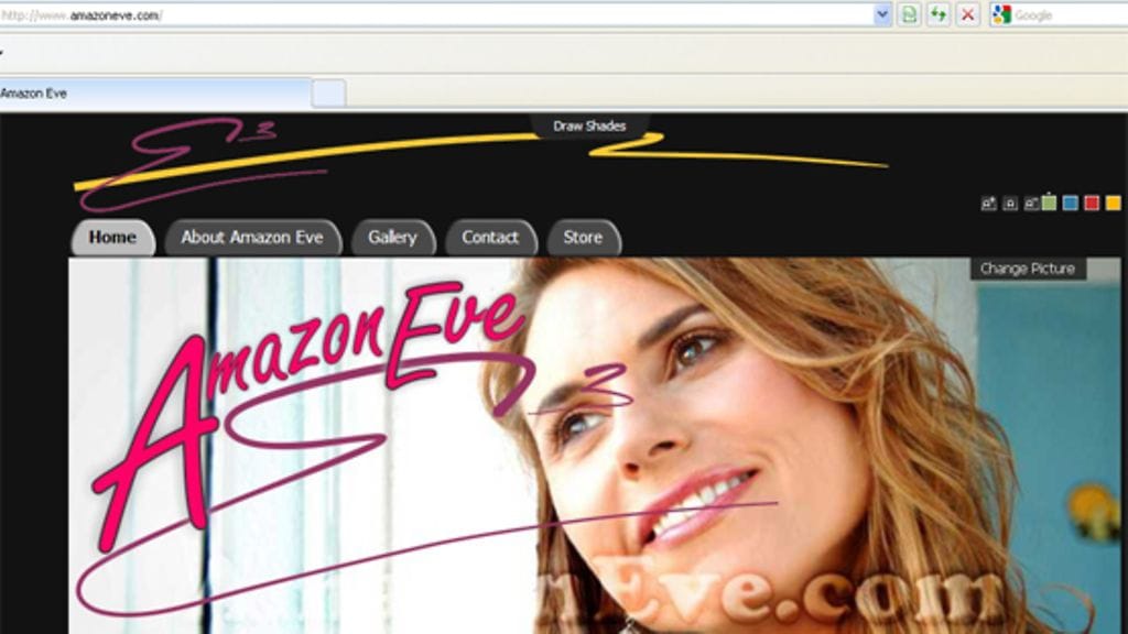 Amazon Eve on maailman pisin malli. Kuvakaappaus: www.amazoneve.com.