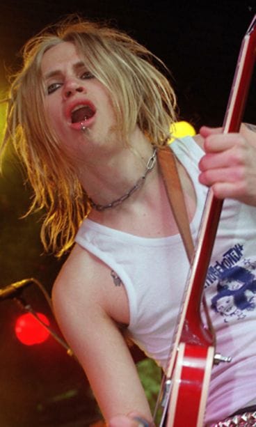 Konsta Hietanen tuli tutuksi Jimi Pääkallona. Kuva vuodelta 2000.