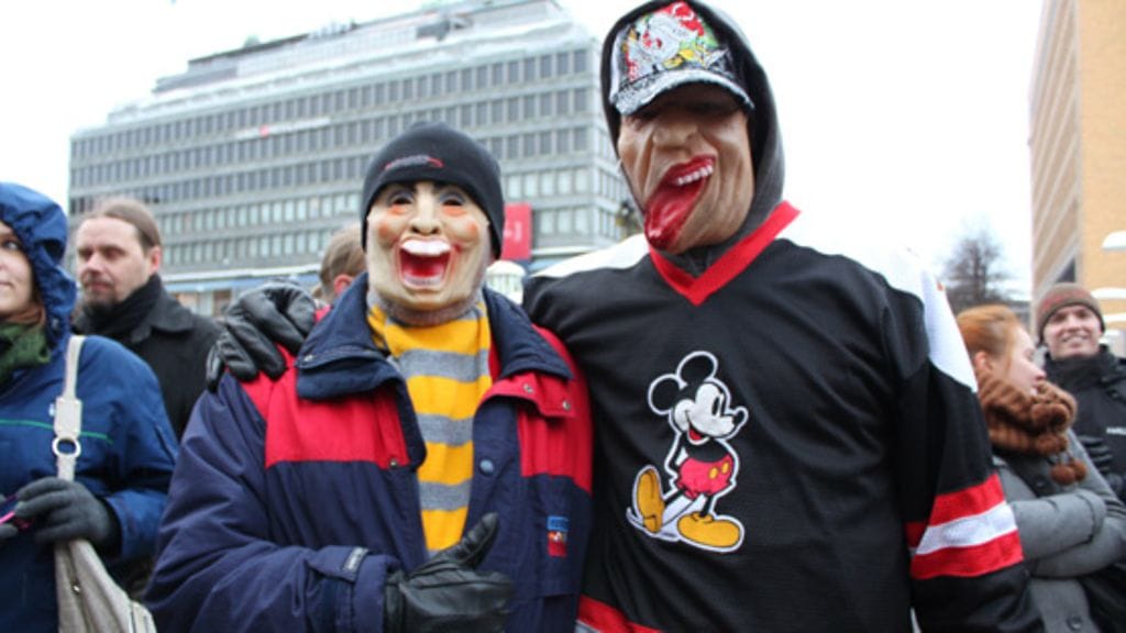 Finland Wants Conan -mielenosoitus.