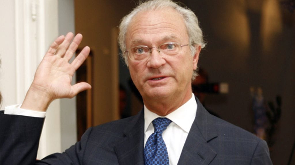 Ruotsin kuningas Kaarle XVI Kustaa.