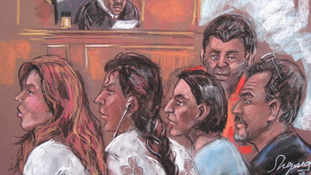 Anna Chapman joutui oikeuden eteen New Yorkissa. (Kuva: EPA)