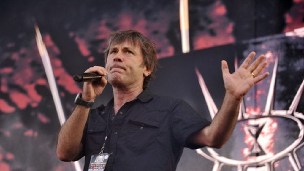 Bruce Dickinson tykkäsi Porista. (Kuva: Lehtikuva)