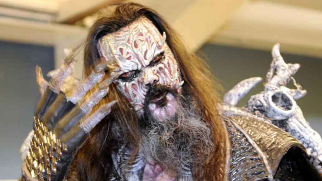 Lordin uutuuslevy ilmestyy syyskuussa. Samalla uusitaan myös hirviöyhtyeen maskit ja puvut. (Kuva: Marja Airio/Lehtikuva)