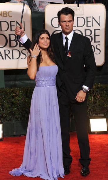 Fergie ja Josh Duhamel vuoden 2010 Golden Globe -gaalassa. (Kuva: Getty/All Over Press)