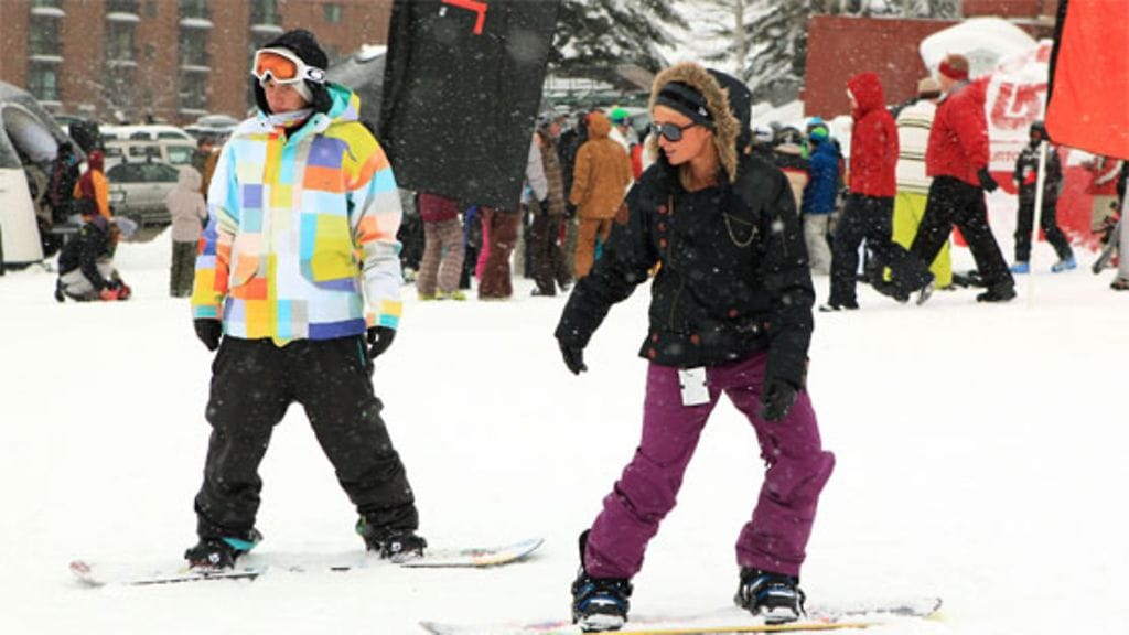 Heikki Sorsa ja Paris Hilton. (Kuva: Wireimage/All Over Press)