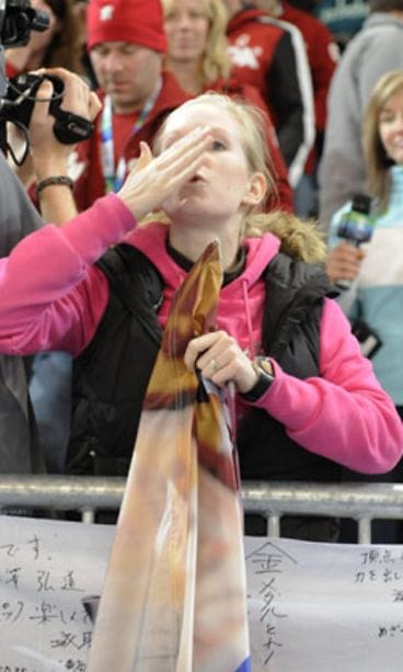 Mika Poutalan vaimo Sanni Poutala. (Kuva: Martti Kainulainen/Lehtikuva)