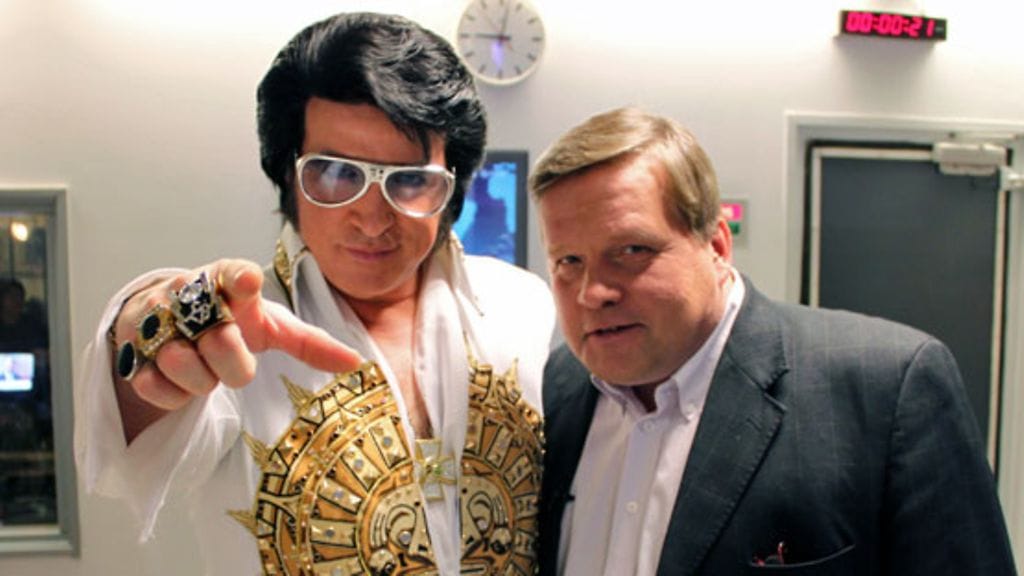 Doug Church ja Lauri Karhuvaara. (Kuva: Mikko Kormilainen/MTV Oy)