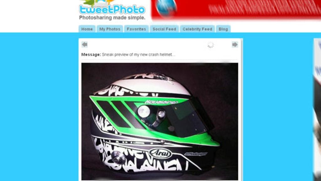 Heikki Kovalaisen kypärä.