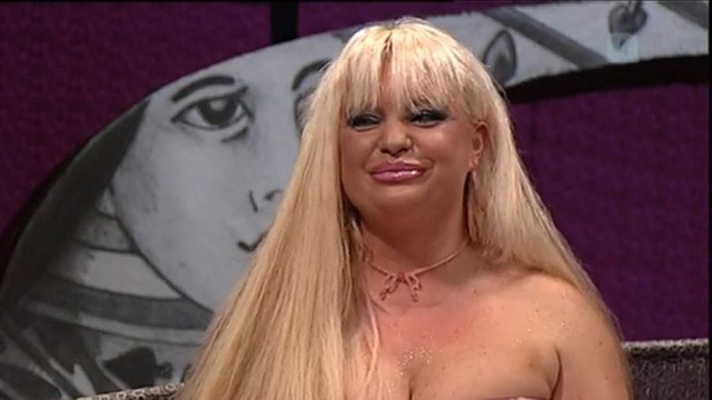 Johanna Tukiainen Nelosen Maria!-ohjelmassa. Kuva: ruutu.fi.