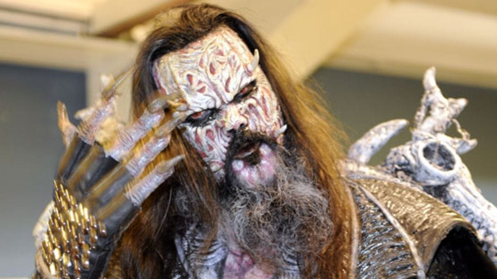 Mr. Lordi eli Lordi-yhtyeen laulaja Tomi Putaansuun. (Kuva: Marja Airio/Lehtikuva)