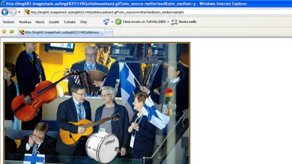 Juti-kohulle nauretaan netissä. (Kuva: MTV3)