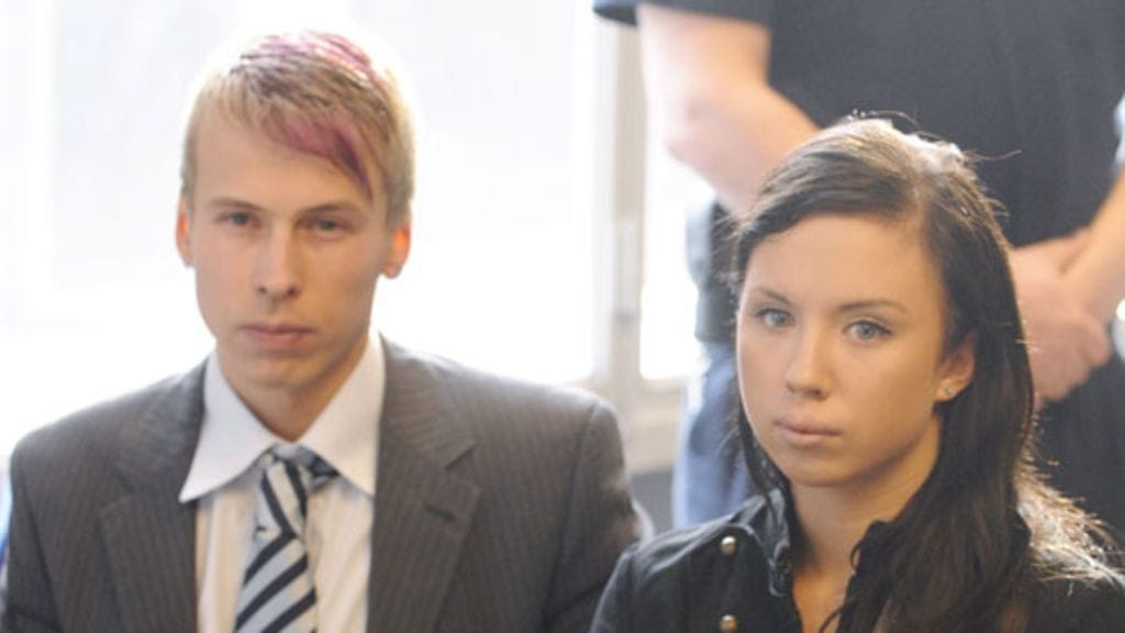 Antti ja Henna Kurhinen kinastelivat suorassa lähetyksessä. (Kuva: Martti Kainulainen/Lehtikuva)