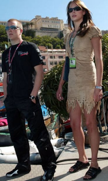 Kimi Räikkönen ja Jenni Dahlman (Kuva: Lehtikuva)