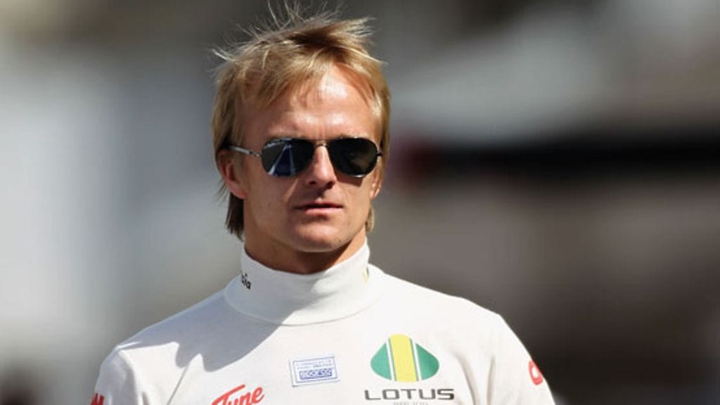 Heikki Kovalainen pääsi maaliin ensimmäisessä kilpailussa Lotuksella. (Kuva: Getty/All Over Press)