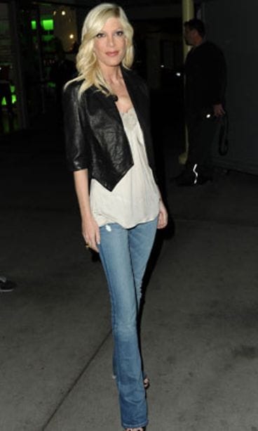 Näyttelijä Tori Spelling (Kuva: Wire Images/All Over Press)