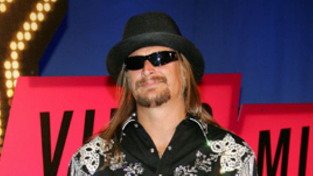 Kid Rock MTV Video Music Awardseissa 2007 - ennen tappeluaan Tommy Leen kanssa