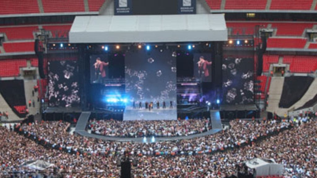 George Michael korkkasi uuden Wembleyn (Kuva: Dave Hogan/Getty Images)
