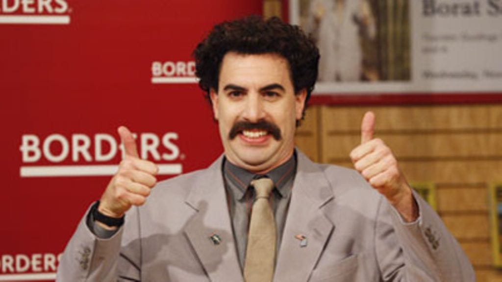 Sacha Baron Cohen aka Borat. (Kuva: Vince Bucci/Getty Images Entertainment)