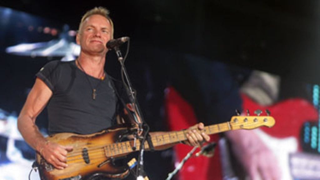 The Police konsertoi Hampurissa 11. syyskuuta 2007. (Kuva: Krafft Angerer/Getty Images)