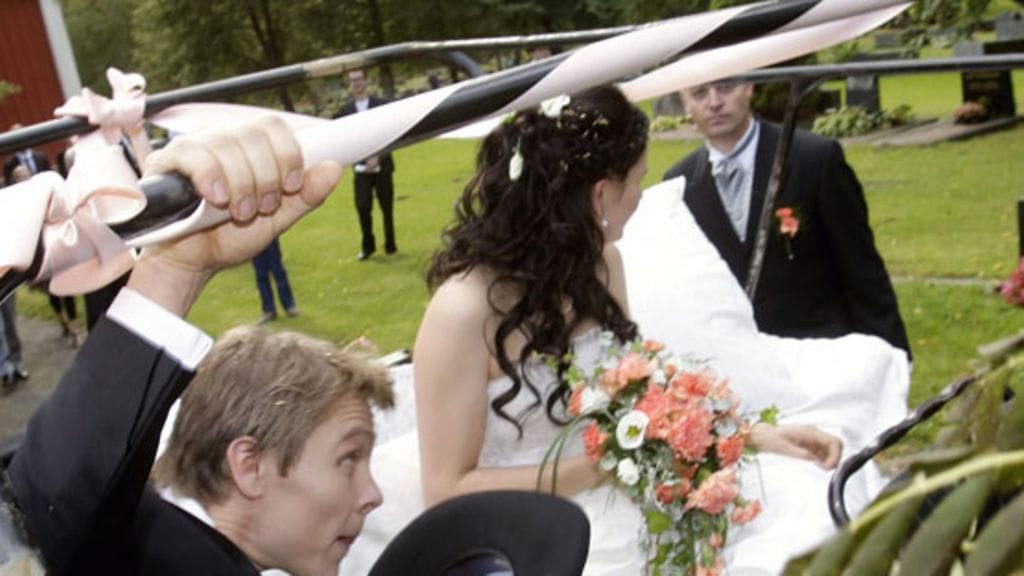 Tuukka Temosen ja Olga Koskikallion häät (Kuva: Roni Rekomaa/Lehtikuva)