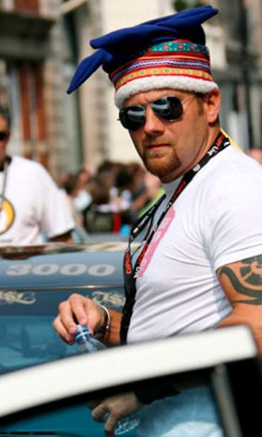 Jussi Salonoja Gumball 3000-rallissa (Kuva: ANDY RAIN)