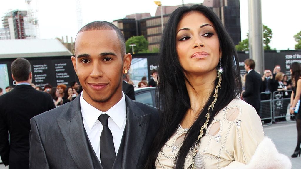 F1-tähti Lewis Hamilton ja Pussycat-Nicole.