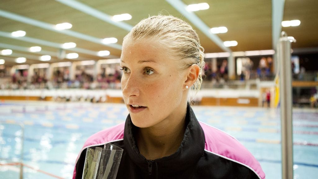 Seppälä uinnin Finnish Open Grand Prix for Unicef -kilpailussa Espoossa llokakuussa 2010.