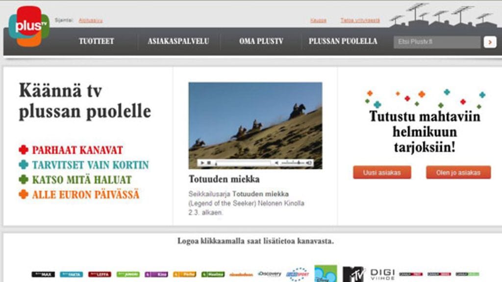 Plustv.fi sivut uudistuivat