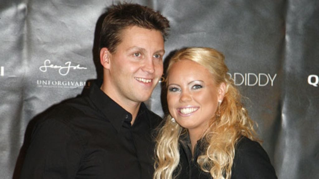 Ex-uimari Jani Sievinen ja Mari Samuelsen. (Kuva: Sari Gustafsson/Lehtikuva)