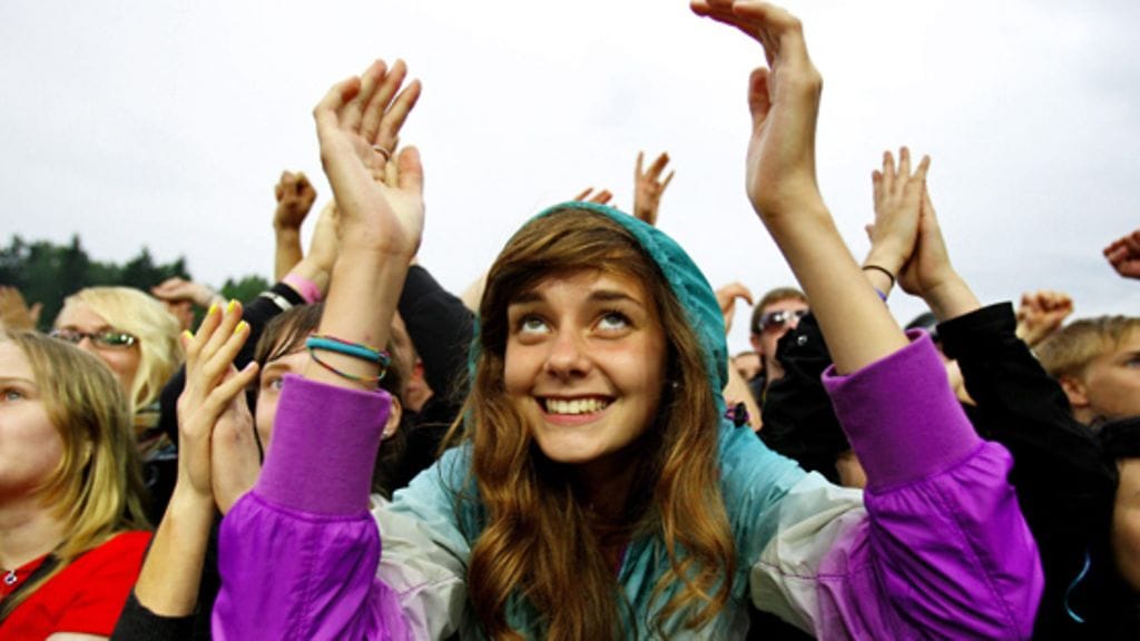 Ankkarockin yleisö nautti kaksipäiväisestä festivaalista. (Lehtikuva)