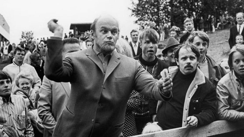 Spede Pasanen ja Ere Kokkonen vuonna 1968. (Kuva: Lehtikuva)