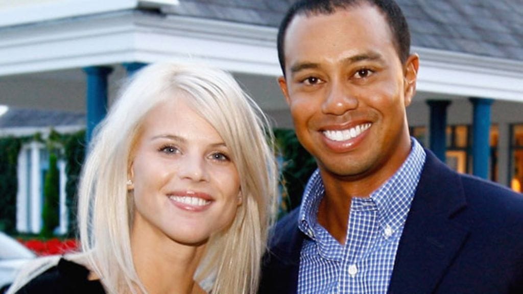 Tiger Woods ja Elin Nordegren (Kuva: David Cannon/Getty Images)