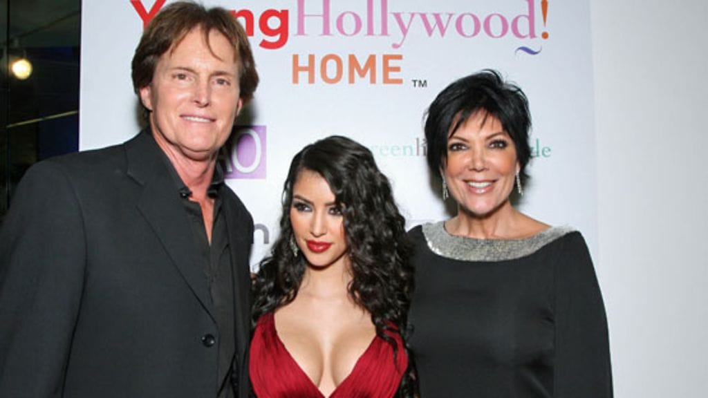 Bruce Jenner, Kim ja Kris.
