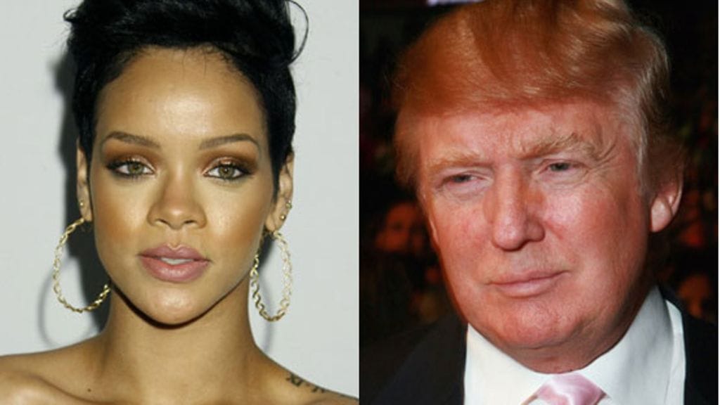 Rihanna ja Donald Trump (Kuva: Wireimage)