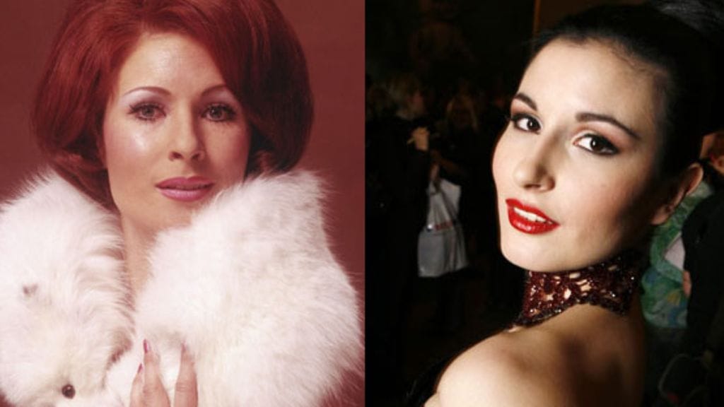Tamara Lund vuonna 1973 ja Maria Lund vuonna 2008. Kuvat: Lehtikuva.