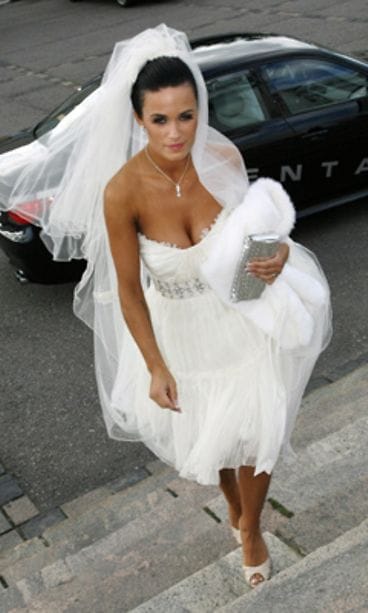 Martina Aitolehti ja Esko Eerikäinen 30.8.2008. (Lehtikuva)