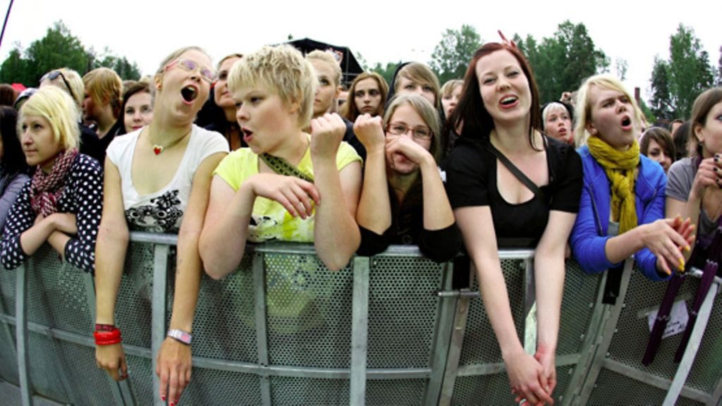 Ankkarockissa laulettiin mukana. (Lehtikuva)