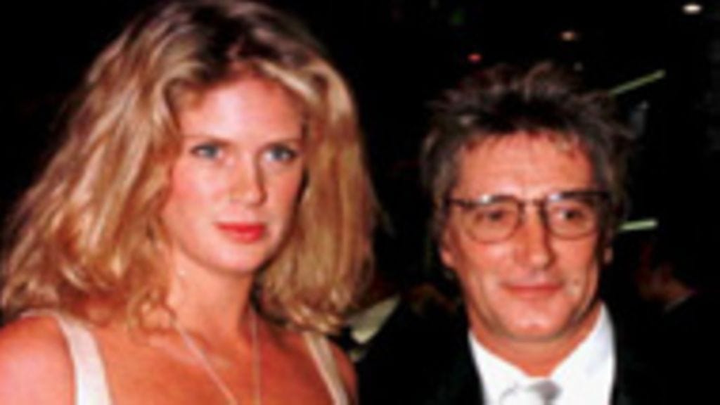 Rod Stewart + Rachel Hunter