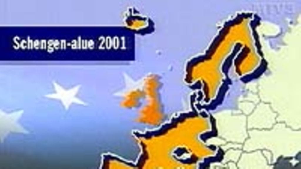 Nykyinen Schengen-alue
